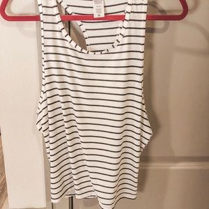 Jockey Razor Back Striped Tank